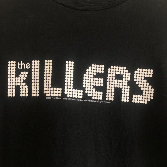*SOLD* The killers band t-shirt - Picture 2 of 4